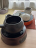 言和堂 側把壺圍爐煮茶家用燒水電陶爐套裝陶瓷煮茶器泡茶壺春節禮物 如舟側把煮茶壺（磨砂） 曬單實(shí)拍圖