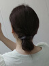 左歐（Zuoou）扎高馬尾香蕉夾子高級感無痕發(fā)夾女抓夾氣質(zhì)豎夾發(fā)卡2025新款發(fā)飾 小號紅咖紋理適合發(fā)量少 曬單實拍圖