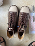 狄德拉大碼41-43頭層牛皮高幫鞋女春季真皮百搭厚底休閑鞋軟底運動(dòng)板鞋 809棕色秋款 39 (245mm) 標準碼 曬單實(shí)拍圖
