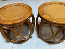 藤太宗創(chuàng)意休閑藤藝圓凳矮凳 藤編換鞋穿鞋小凳子 餐凳客廳沙發(fā)藤凳鼓凳 蜜糖色矮圓凳 曬單實(shí)拍圖