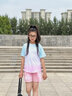 小豬彼特女童運(yùn)動速干衣套裝2025新款夏季跑步羽毛球訓(xùn)練服兒童休閑網(wǎng)球服 18908紫色+18410紫色【套裝】 120 cm 曬單實(shí)拍圖