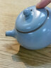 問鼎格物汝窯天青色泡茶壺復(fù)古手工汝瓷原礦釉景德鎮(zhèn)青瓷開片單壺茶具 曬單實拍圖