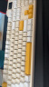 黑爵（AJAZZ）AK35I V2 MAX三模热插拔客制化机械键盘 Gasket结构 PBT键帽 FR4沉金定位板 白米黄 礼物轴 实拍图