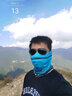 原諒色防曬冰袖套男手套袖套夏薄款騎行開車戶外遮陽手臂套圍脖面巾脖套 sports 淺藍(lán)色【冰袖+面巾】 曬單實(shí)拍圖