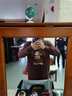 哈吉斯（HAZZYS）女裝 春秋季拼色LOGO休閑圓領(lǐng)活力衛(wèi)衣ABTSE0BCF03 藏青色NV XL (170/92A 42) 曬單實(shí)拍圖