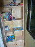 吉莱客（JILAIKE） 书架实木书柜自由组合学生书架简约现代松木柜子带门落地书橱储物收纳展示柜子 B款40公分宽有底门 原木免漆 实拍图