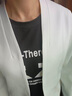 蜜凡蘇旗袍小開衫小披肩外搭春秋小外套新款修身時尚百搭法式女秋短款小 白 XL 曬單實(shí)拍圖