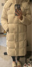 美力城【檀健次同款】羽絨服女長(cháng)款暖天鵝絨泡芙秋冬輕暖上衣外套女 曬單實(shí)拍圖