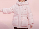 波司登25新款加厚羽絨服女兒童5A抗菌絨冬季連帽保暖外套 美樂(lè )蒂派對粉|9EN4 140 /64 約 130-140cm 30kg 曬單實(shí)拍圖