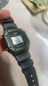 卡西歐（CASIO） 卡西歐(CASIO)手表男女經(jīng)典小方塊方表學(xué)生電子表運動(dòng)防水樹(shù)脂表 W-218H-4B2 曬單實(shí)拍圖