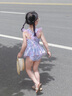 IVY HOUSE常春藤兒童裝女童夏季連體泳衣褲寶寶泳裝泳帽浪漫靈動(dòng)美人魚(yú)造型 粉色泳裝 110 曬單實(shí)拍圖