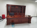 忠勝辦公家具 中式貼木皮辦公桌老板桌大班臺總裁桌經(jīng)理辦公桌椅組合辦公家具 3.29米文件柜 常規 曬單實(shí)拍圖