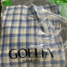 歌莉婭（GOELIA）Gloria/歌莉婭   甜酷七分袖連衣裙  117J4K99A 17C藍格 L 曬單實(shí)拍圖
