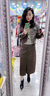 皮爾卡丹時(shí)尚皮裙套裝女2025秋冬新款時(shí)髦洋氣皮衣外套過(guò)膝半身裙兩潮 黑色皮衣【加絨帶毛領(lǐng)】 3XL 【130-145斤】 曬單實(shí)拍圖