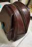 ANDSEEYOU油蠟牛皮大容量歐美時(shí)尚雙肩包女真皮旅行包時(shí)尚背包復古休閑書(shū)包 咖啡色 曬單實(shí)拍圖