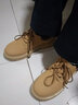 西域駱駝（VANCAMEL）馬丁靴男鞋秋季新款低幫復古英倫風(fēng)工裝靴運動(dòng)戶(hù)外皮靴沙漠大黃靴 棕色 41 曬單實(shí)拍圖