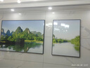 靈俞客廳裝飾畫(huà)沙發(fā)背景墻掛畫(huà)現(xiàn)代輕奢大氣山水三聯(lián)畫(huà)自然風(fēng)景壁畫(huà) R款桂林山水 邊50*70中間100*70 (適合3米沙發(fā) 曬單實(shí)拍圖