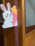 易树家家用身高测量仪3d立体卡通儿童量身高墙贴可移除磁吸卧室客厅装饰贴画宝宝身高尺神器不伤墙可记录 小兔子（搭配贴纸）配身高软件APP 实拍图