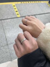 中國黃金  925銀樛木情侶戒指男女一對戒首飾品生日七夕節禮物送女友 【浪漫玫瑰禮盒】 *八倉發(fā)貨*當/次日達 曬單實(shí)拍圖