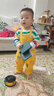 G.DUCKKIDS背帶褲嬰兒衣服春秋裝兒童套裝男小童衛(wèi)衣背帶褲男童運動套裝秋季 黃色 90 建議年齡1-2歲【80-90cm】 曬單實拍圖