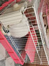 潔西雙層兔籠兔子籠家用荷蘭豬寵物籠子防噴尿特大號養殖籠自動(dòng)清糞倉 新雙層單籠套餐（紅色） 曬單實(shí)拍圖