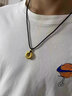 VARUS古法黃金平安扣吊墜男999足金轉(zhuǎn)運(yùn)珠小掛墜女純金素圈圓環(huán)項(xiàng)鏈繩 古法平安扣+金珠 約2.6g-2.8g 曬單實(shí)拍圖