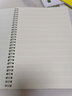 申士螺旋軟抄筆記本子 橫線(xiàn)空白點(diǎn)陣方格記事本加厚160頁(yè)透明磨砂綁繩線(xiàn)圈本活頁(yè)本英語(yǔ)本 B5/80張 橫線(xiàn)款 曬單實(shí)拍圖