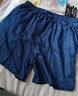 尚濤短褲女春夏季女裝新款高腰寬松闊腿褲韓版百搭休閑褲子 深藍色 4XL建議145-160斤 曬單實(shí)拍圖