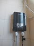 創(chuàng  )維（Skyworth） 即熱式電熱水器加熱器速熱洗澡小型淋浴加熱寶即開(kāi)即熱快速恒溫超薄免儲水小廚寶省電家用出租屋 6000W 【上門(mén)安裝】漏保開(kāi)關(guān)+遙控+墨石黑 曬單實(shí)拍圖