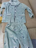 真維斯（Jeanswest）兒童家居服法蘭絨秋冬寶寶套裝男童女童加厚保暖中大童珊瑚絨睡衣 豎條男款小魚(yú) 150 曬單實(shí)拍圖