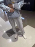 李寧衛(wèi)褲男士運(yùn)動(dòng)休閑褲春夏薄款直筒褲子灰色大碼長(zhǎng)褲健身訓(xùn)練運(yùn)動(dòng)服 灰色束腳-刺繡logo·透氣面料 2XL 曬單實(shí)拍圖