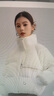 雅鹿2025冬季新款羽絨服女士泡泡袖立領(lǐng)時(shí)尚加厚短款保暖舒適外套女 白色 S （80-115斤） 曬單實(shí)拍圖