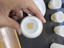 唐帕（TANGPA）冰種羊脂玉瓷功夫茶具套裝家用2024年新款白瓷蓋碗禮盒裝 11頭 三生有杏蓋碗套裝 曬單實拍圖