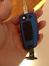 馳界東風(fēng)日產(chǎn)14代軒逸鑰匙包扣19-2020款新軒逸汽車(chē)套殼改裝飾2019男 折疊三鍵（磨砂藍）圓環(huán)扣[非金屬不影響信號] 曬單實(shí)拍圖