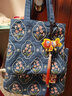 哈尼手工（HoneyDIY）哈尼 刺繡香囊diy繡品小件自繡手工繡diy手作禮物平安福刺繡 DIY禮盒+錦鯉【含薰衣草花籽】 曬單實(shí)拍圖