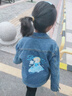 真維斯童裝女童外套春秋款2025新款兒童洋氣牛仔夾克女孩秋裝上衣中大童衣服 【春秋款】牛仔藍/雪花公主 140 曬單實(shí)拍圖