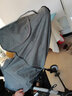 hvoolee通用型嬰兒推車(chē)雨罩兒童傘車(chē)罩防風(fēng)擋雨罩保暖罩BB車(chē)童車(chē)雨衣雨披遮雨罩有效防飛沫冬季保暖 暖冬灰亞麻布--豪華款（車(chē)重6-13KG通用） 曬單實(shí)拍圖