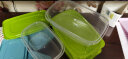 茶花（CHAHUA）塑料冰箱保鲜盒家用冷冻水果蔬菜专用收纳盒食品级冰箱收纳盒 蓝色3个装-550ML长方形 实拍图