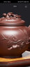 尊壺 宜興紫砂壺名家手工茶具家用泡茶壺松鼠葡萄原礦泡茶器禮盒 徐克亮 松鼠葡萄 紫泥 430cc 曬單實(shí)拍圖