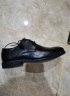 奥康（Aokang）皮鞋男英伦风男鞋系带商务正装鞋男士低帮鞋子 黑色40码 实拍图