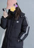 圣保美黑色羽絨棉服女2024新款冬季棉衣外套中長(zhǎng)款加厚學(xué)院風(fēng)學(xué)生棉襖子 黑色 S碼 曬單實(shí)拍圖