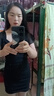 索宛亦（SUOWANYI）純欲風(fēng)時(shí)尚V領(lǐng)短袖顯瘦包臀短裙連衣裙夏 黑色 S 建議80-斤 曬單實(shí)拍圖