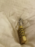 京本 黃銅密碼掛鎖 金屬戶(hù)外大門(mén)鎖工具行李箱密碼鎖健身房學(xué)校學(xué)生柜 中號黃銅四位密碼掛鎖（粗4MM） 曬單實(shí)拍圖