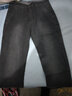 BORURZ 秋季彈力牛仔褲男寬松休閑彈性直筒大碼灰色加肥加大長(cháng)褲子 灰色【9038常規款】 33（150-160斤） 曬單實(shí)拍圖