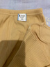 童泰（TONGTAI）寶寶內(nèi)衣套裝春秋季男童女童長(zhǎng)袖衣服家居服內(nèi)衣秋衣秋褲坑條 黃色 90 cm 曬單實(shí)拍圖
