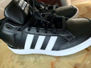 阿迪達斯（adidas）官方艦店男鞋 春夏新款運動鞋緩震休閑鞋透氣高幫板鞋訓練籃球鞋 2981-黑色高幫板鞋-主推款 42 曬單實拍圖