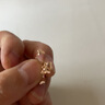 周生生  18K玫瑰金耳環(huán) 薄荷系列蝴蝶 92824E定價 曬單實拍圖