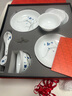 紅官窯國(guó)瓷餐具整套釉下彩家用食品級(jí)兒童碗盤筷耐高溫陶瓷送人喬遷新房 幸福蘭花【8人食】 30件套 曬單實(shí)拍圖