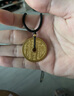 佩瑄古法金包銀山鬼花錢(qián)吊墜圓孔圓牌金包銀久戴不漏銀送禮物 山鬼花錢(qián)約15克 曬單實(shí)拍圖