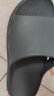 京东京造【3.5cm真踩屎拖】镂空拖鞋时尚软弹休闲凉拖鞋男碳灰色40-41 实拍图
